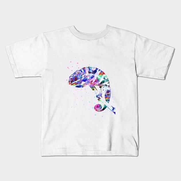 Chameleon Kids T-Shirt by RosaliArt